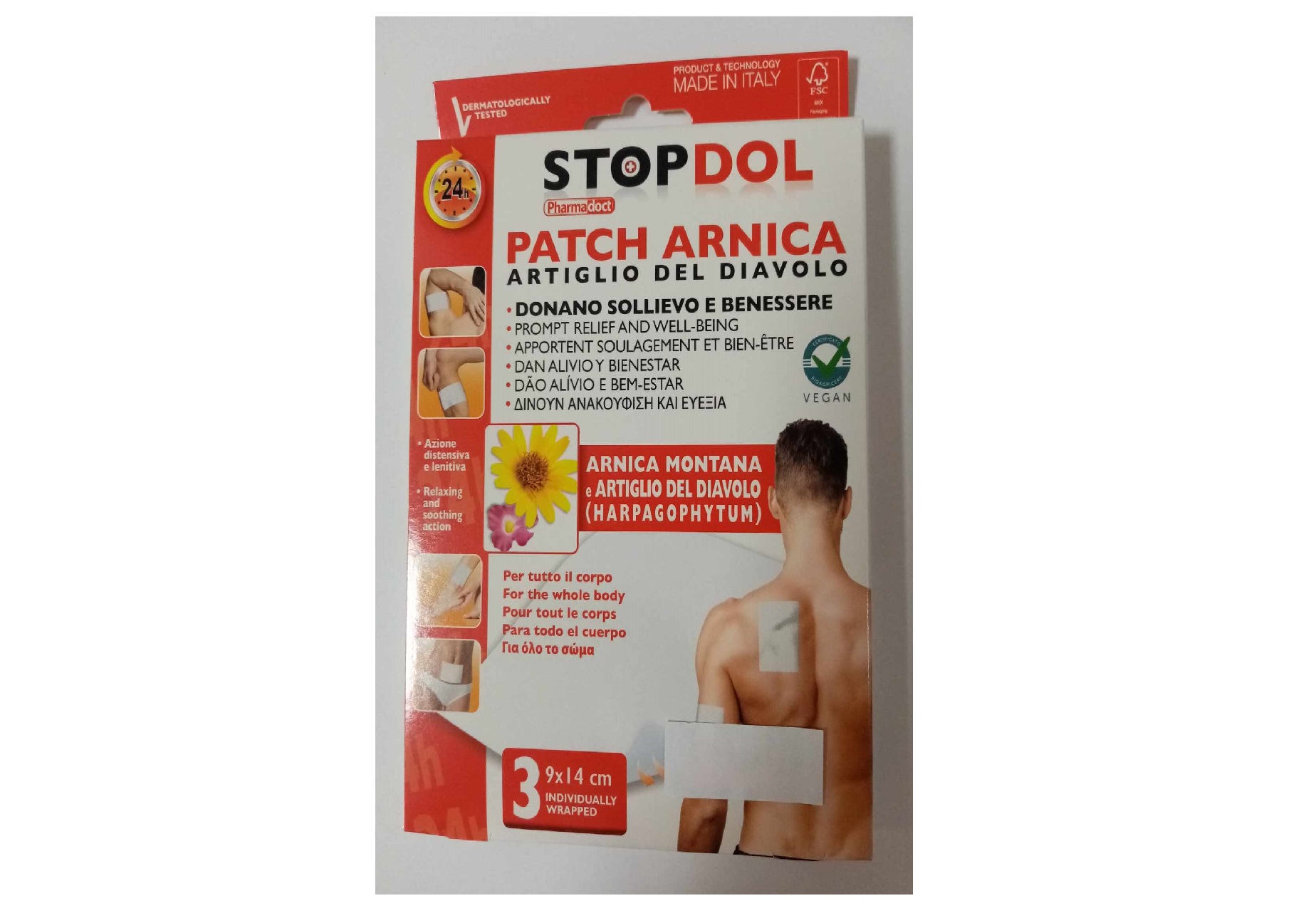 STOPDOL NAPLAST PROTI BOLESTI S ARNIKOU 17X21,8CM